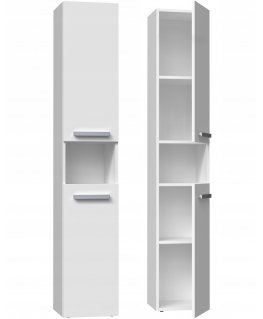Topeshop NEL I BIEL bathroom storage cabinet White