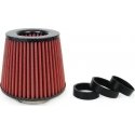 Amio Conical carbon air filter + 3 adapters