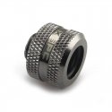XSPC connector G1/4" to 14mm hard tube, black chrome - 8 pcs XSPC connector G1/4" to 14mm hard tube, black chrome - 8 pcs