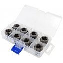 XSPC connector G1/4" to 14mm hard tube, black chrome - 8 pcs XSPC connector G1/4" to 14mm hard tube, black chrome - 8 pcs