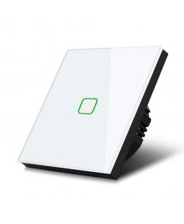 Maclean Touch switch switch lamp switch cross switch wall switch step switch with color change LED backlight Recessed switch 1 f
