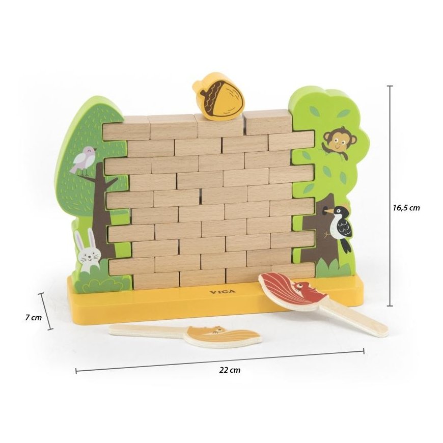 Viga Toys Wooden arcade game falling acorn VIGA – 4