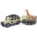 Lean Cars Hipo Land Rover su priekaba ir žirafa HIPO dėžėje