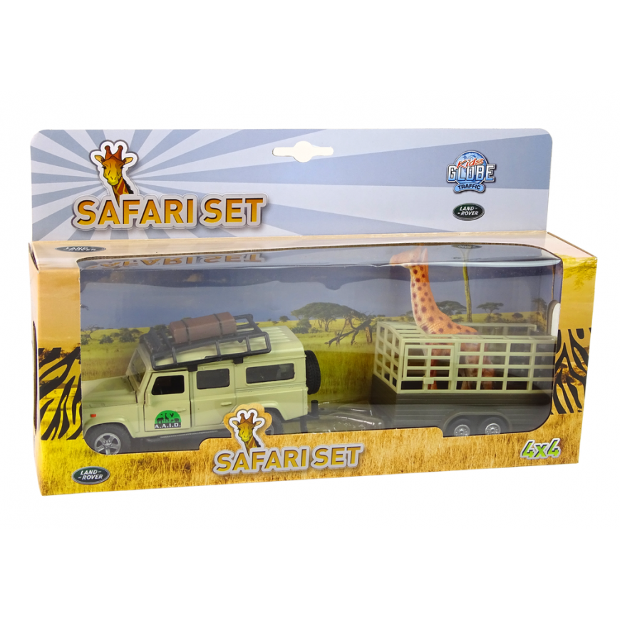 Lean Cars Hipo Land Rover with trailer and giraffe in HIPO box – 5