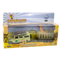 Lean Cars Hipo Land Rover with trailer and giraffe in HIPO box
