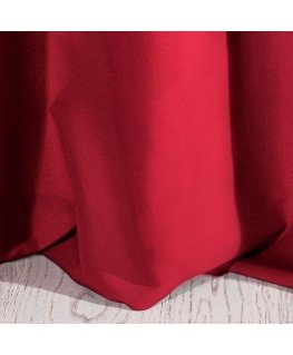 Night curtain Eurofirany RITA made of smooth fabric, 140X250 cm loops / wheels, color: red