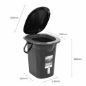 GreenBlue Dark Green Orange Portable Toilet (GB320GO) GreenBlue Dark Green Orange Portable Toilet (GB320GO)