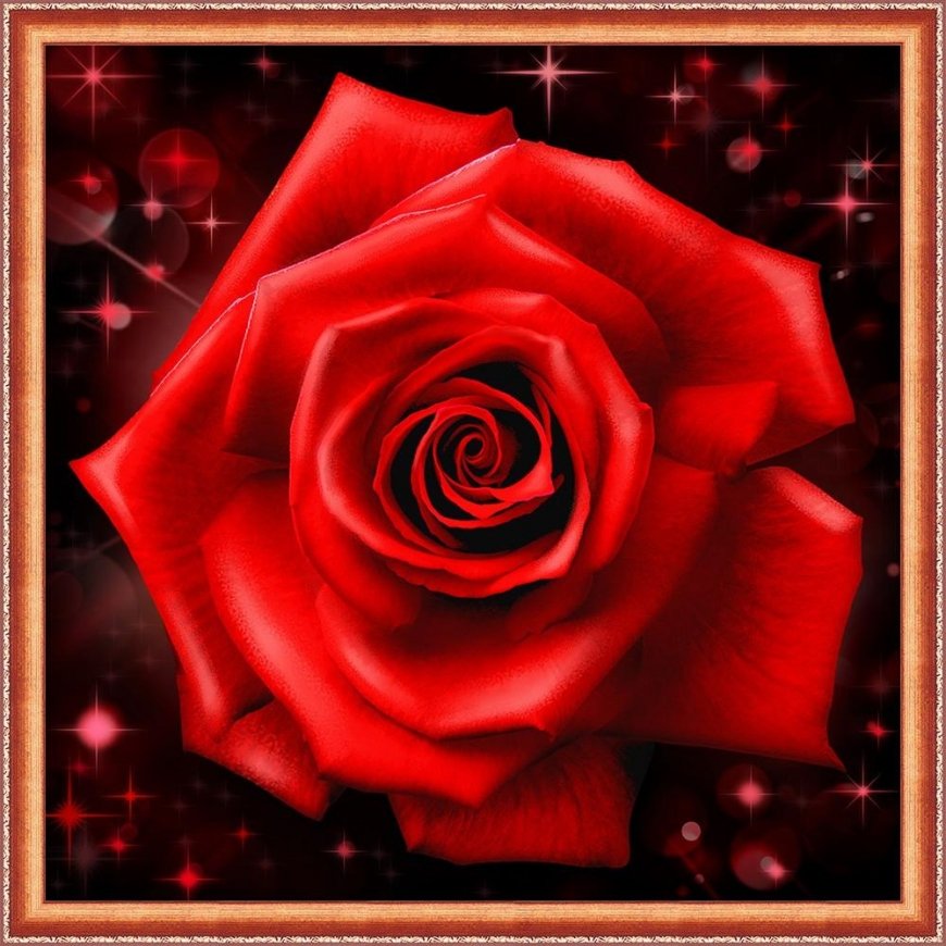 Beldizart Sparkling rose 25x25 cm AZ-1785