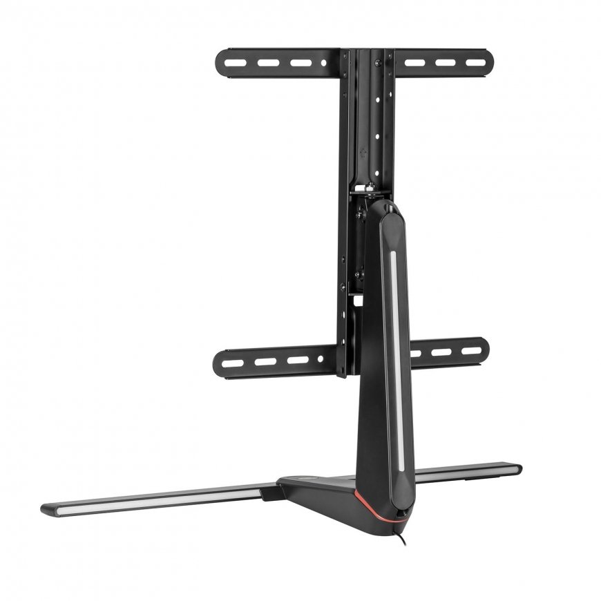 Bracket Nanors Gaming Monitor Stand Screen TV Stand Stand 32-55 Inch RGB LED Lighting Height Adjustable Swivel Tilt Max. VESA 40 – 3