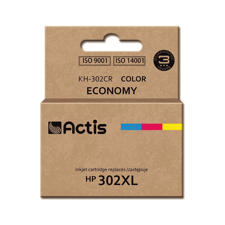 Actis cartridge KH-302CR for Hewlett Packard compatible HP 302XL F6U67AE standard - Kompatibel - Tin
