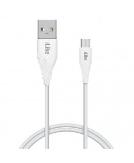 iLike - Charging Cable for MicroUSB ICM01 White