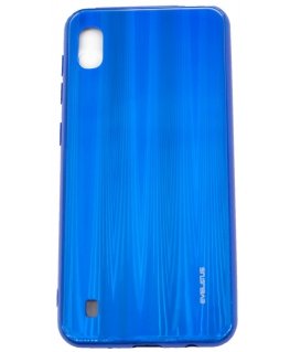 Evelatus Samsung Galaxy A10 Water Ripple Full Color Electroplating Tempered Glass Blue