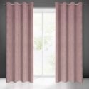 Eurofirany ELIZA Soft velvet night curtain with small pattern, 140X250 cm, loops/rings, color: powder Eurofirany ELIZA Soft velvet night curtain with small pattern, 140X250 cm, loops/rings, color: powder