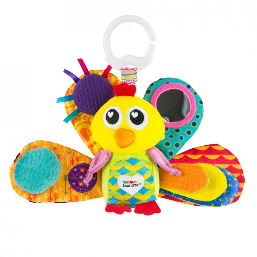 Lamaze Jacque the Peacock rippuv beebimänguasi