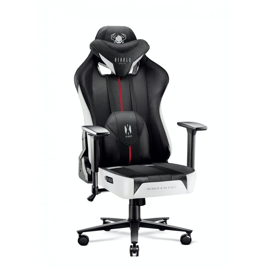 Diablo Chairs Žaidimų kėdė Diablo X-Player 2.0 Gaming Chair Normal, Juoda-balta