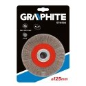 GRAPHITE Disc wire brush 125 x 20 mm, INOX GRAPHITE Disc wire brush 125 x 20 mm, INOX