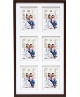 Photo frame Deknudt S65KQ6 6x10x15 wooden brown