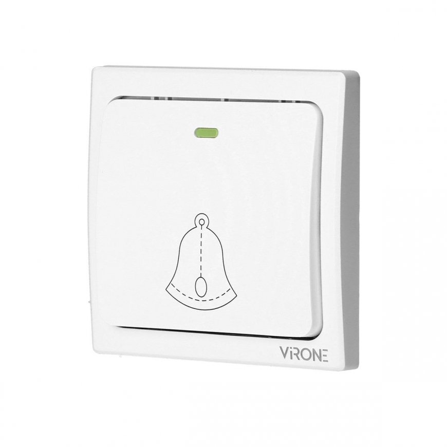 Orno Wireless button, battery free, to extend the WAYO AC doorbell – 2