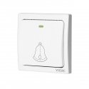 Orno Wireless button, battery free, to extend the WAYO AC doorbell Orno Wireless button, battery free, to extend the WAYO AC doorbell