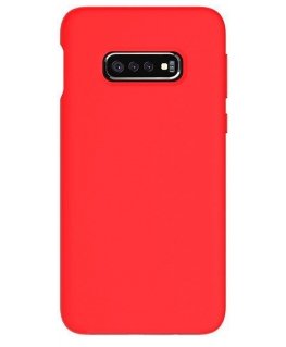 Evelatus Samsung Galaxy S10e Nano Silicone Case Soft Touch TPU Red