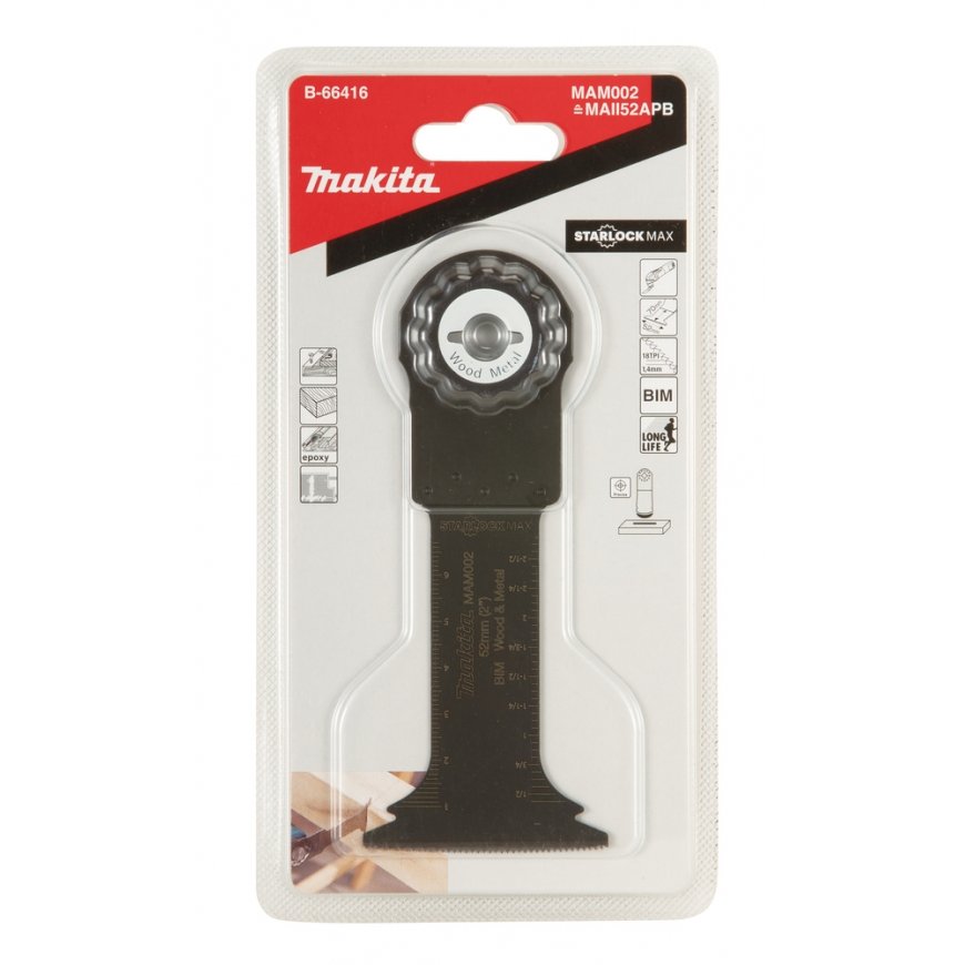 Makita B-66416 multifunkcionālu instrumentu papildinājums Zāģa asmens – 2