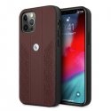 Dėklas BMW BMHCP12MRSPPR iPhone 12/12 Pro 6,1" raudona/raudonas kietas dėklas, perforuotas odinis kreivumas Dėklas BMW BMHCP12MRSPPR iPhone 12/12 Pro 6,1" raudona/raudonas kietas dėklas, perforuotas odinis kreivumas