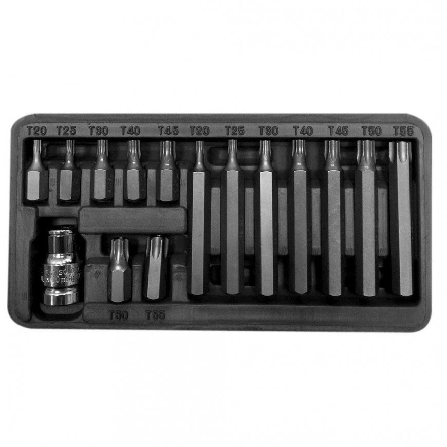 Proline Pro-Line 3/8" Torx T20-T55 Bit Set, 15 Pieces (10745) – 2