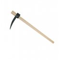 POLSKA Mega Mining Pickaxe with wooden handle 1.5kg (12331) POLSKA Mega Mining Pickaxe with wooden handle 1.5kg (12331)