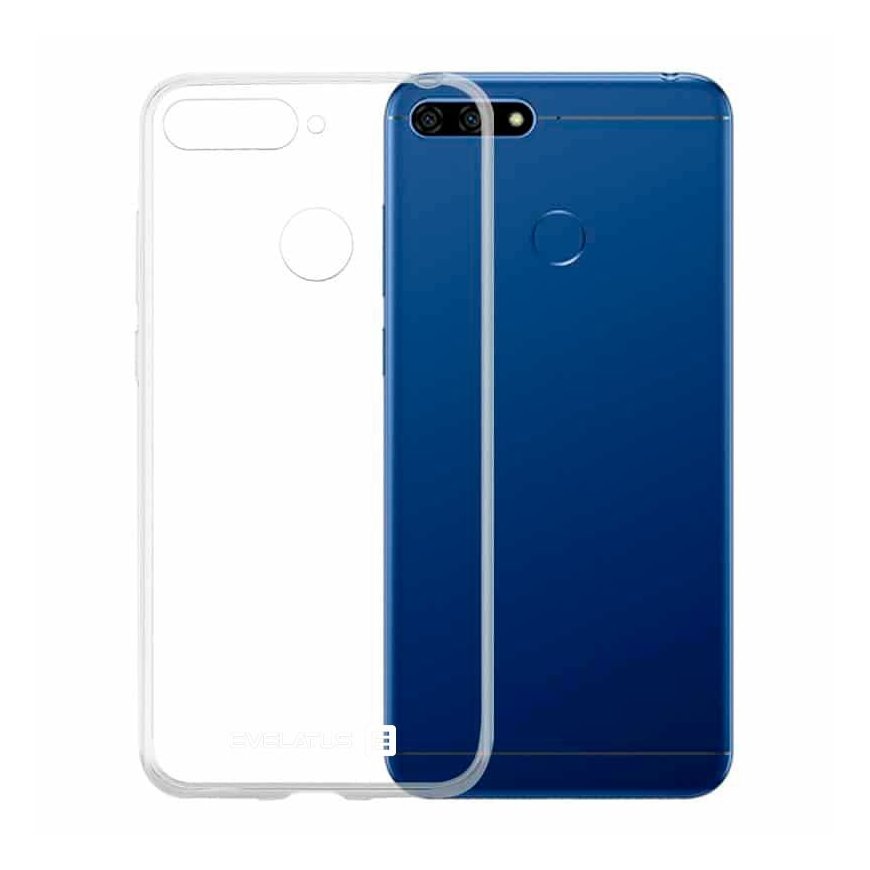 Evelatus Huawei Y6 2018 Clear Silicone Case 1.5mm TPU Transparent