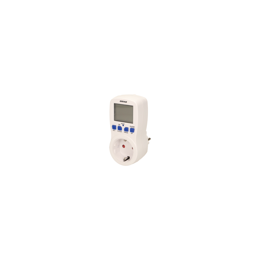 Orno Electronic timer, 16 programs, schuko