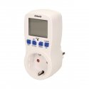 Orno Electronic timer, 16 programs, schuko version Orno Electronic timer, 16 programs, schuko version