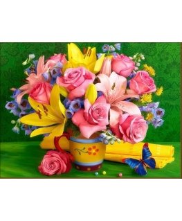 Beldizart Wonderful bouquet 30*40 cm AZ-1875