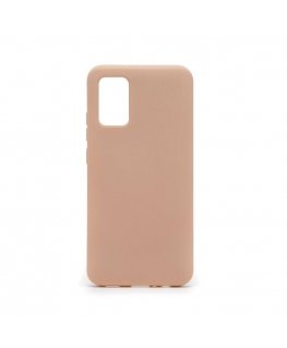 Evelatus Samsung Galaxy A02s Nano Silicone Case Soft Touch TPU Beige