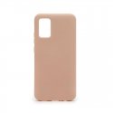 Evelatus Samsung Galaxy A02s Nano Silicone Case Soft Touch TPU Beige