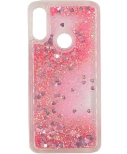 Evelatus Xiaomi Redmi 7 Shining Quicksand Case Pink