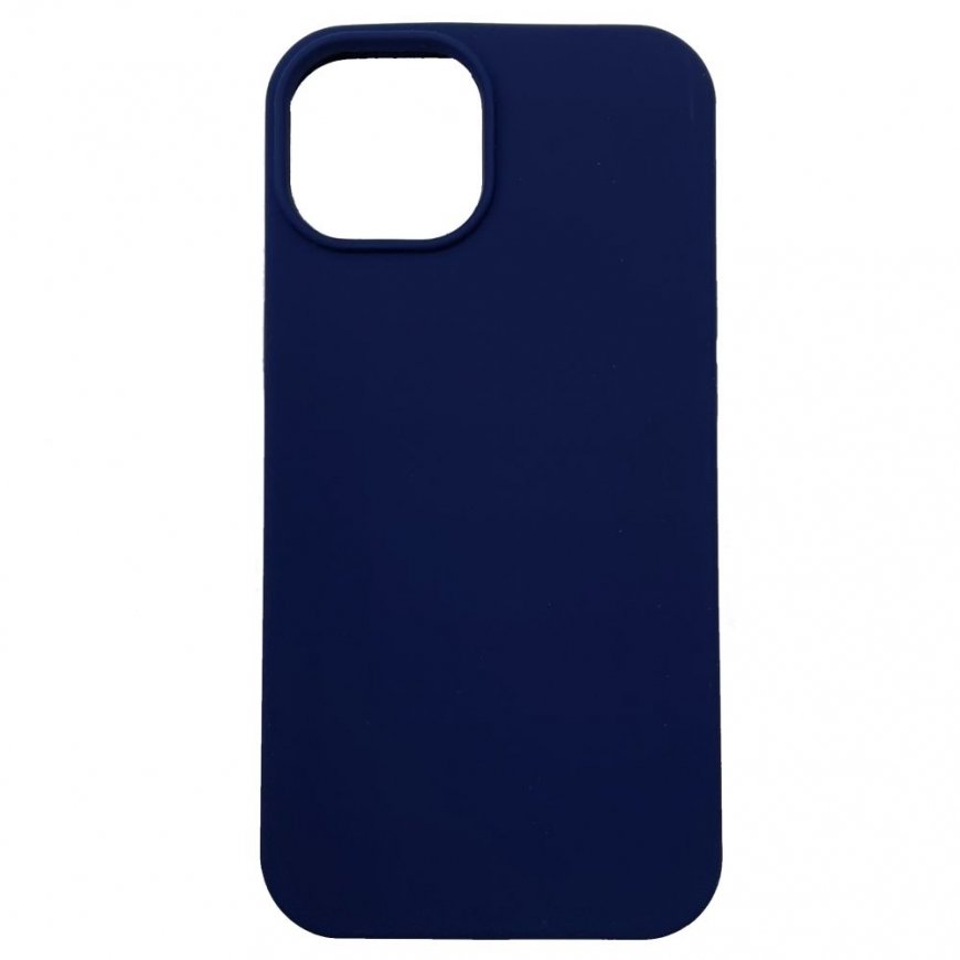 Evelatus Apple iPhone 14 Premium Magsafe Soft Touch Silicone Case Midnight Blue