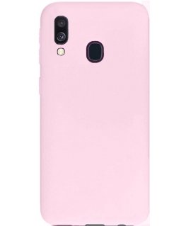 Evelatus Samsung Galaxy A40 Nano Silicone Case Soft Touch TPU Beige