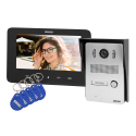 Orno Handsfree Video Intercom Kit, Color, LCD 7 Inch, with Proximity Key Fob Reader, Intercom, Surface Mount, INDI N Orno Handsfree Video Intercom Kit, Color, LCD 7 Inch, with Proximity Key Fob Reader, Intercom, Surface Mount, INDI N