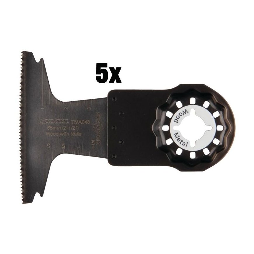 WORX Makita B-64820 Plunge Cutting Discs 65mm TMA048 BIM, STARLOCK, Wood & Metal – 5