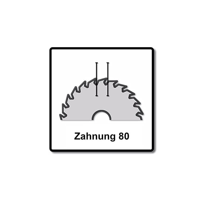 Makita B-67240 T.C.T. pjūklas 260X2.15X30mm 10° T80 EFFICUT – 3