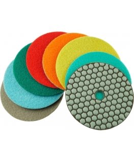 Dedra polishing disc, thickness 0200, diamond, diameter 125 mm, dry work