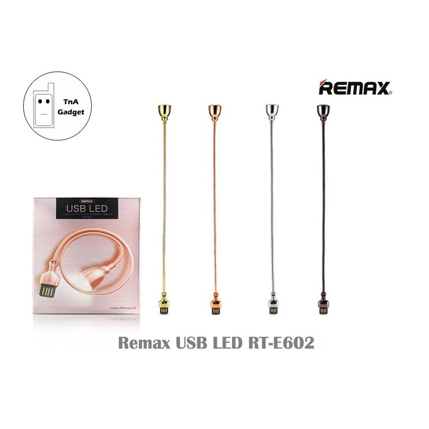 Remax Universal Star Series LED Hose Lamp RT-E602 Silver