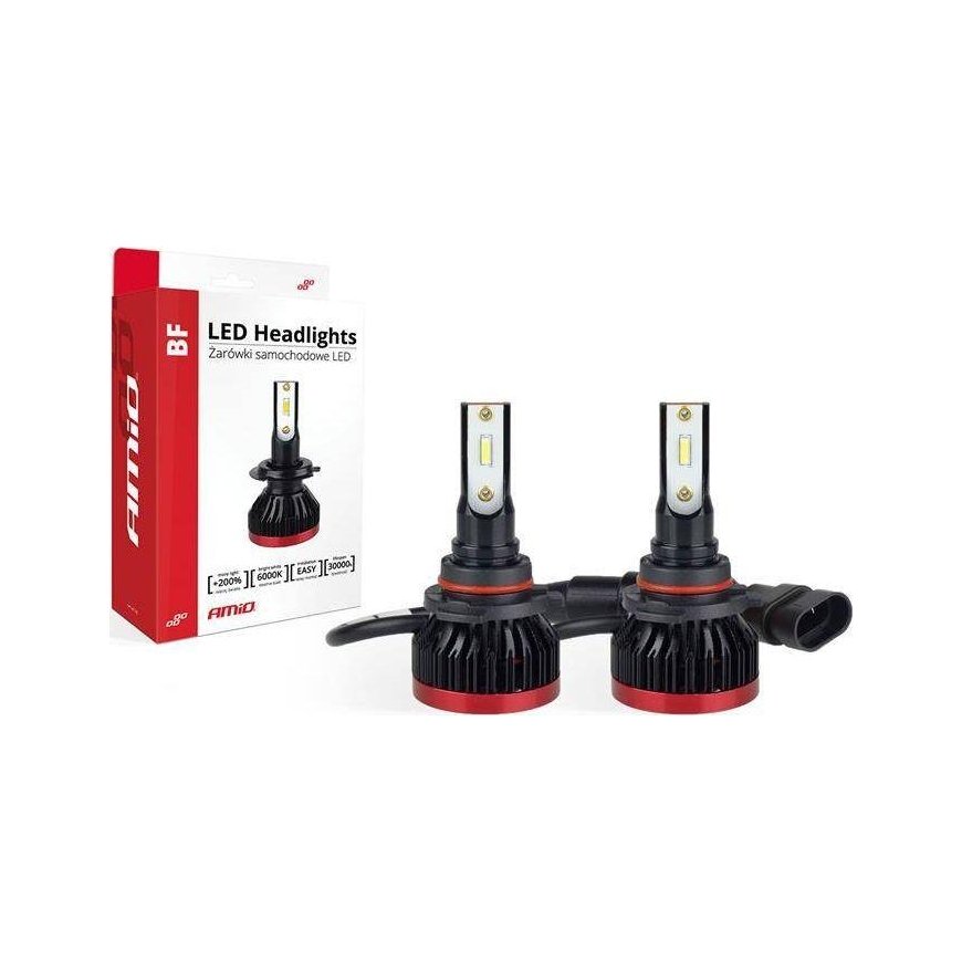 Automobilių led lemputės bf series amio hb3 9005 – 3