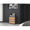 Topeshop M3 ANTRACYT/ARTISAN laatikollinen lipasto Topeshop M3 ANTRACYT/ARTISAN laatikollinen lipasto