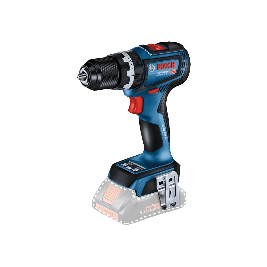 Bosch GSB 18V-90 C 2100 RPM Черный, Синий