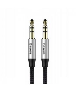 Baseus AUX-кабель Yiven Audio Cable M30 1M Silver+Black (CAM30-BS1)