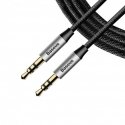Baseus AUX-кабель Yiven Audio Cable M30 1M Silver+Black (CAM30-BS1) Baseus AUX-кабель Yiven Audio Cable M30 1M Silver+Black (CAM30-BS1)