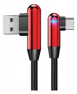 Evelatus - Type-C Data Cable TPC05 L-Shape Red