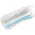 BEABA BABY SILICONE 2 PCS SET WITH BOX, Grey/Blue