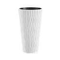 Prosperplast Pot with insert Sandy Slim DPSP400 white Prosperplast Pot with insert Sandy Slim DPSP400 white
